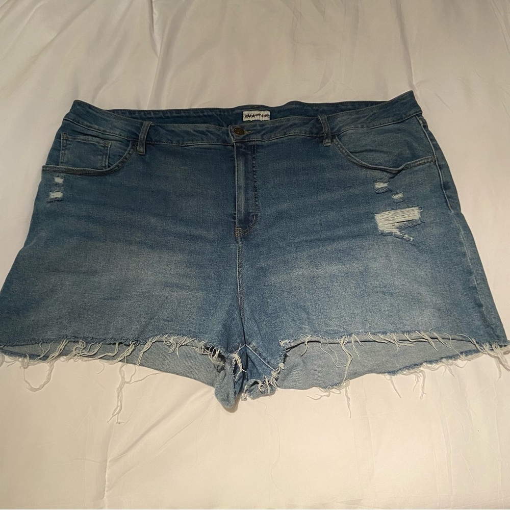 Ava & Viv Plus Size Jean Shorts